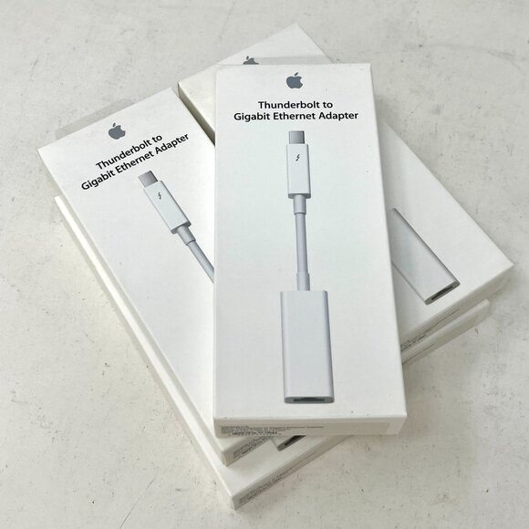 EW Genuine Apple Thunderbolt to Gigabit Ethernet Adapter MD463LL/A Model A1433 - Picture 1 of 5